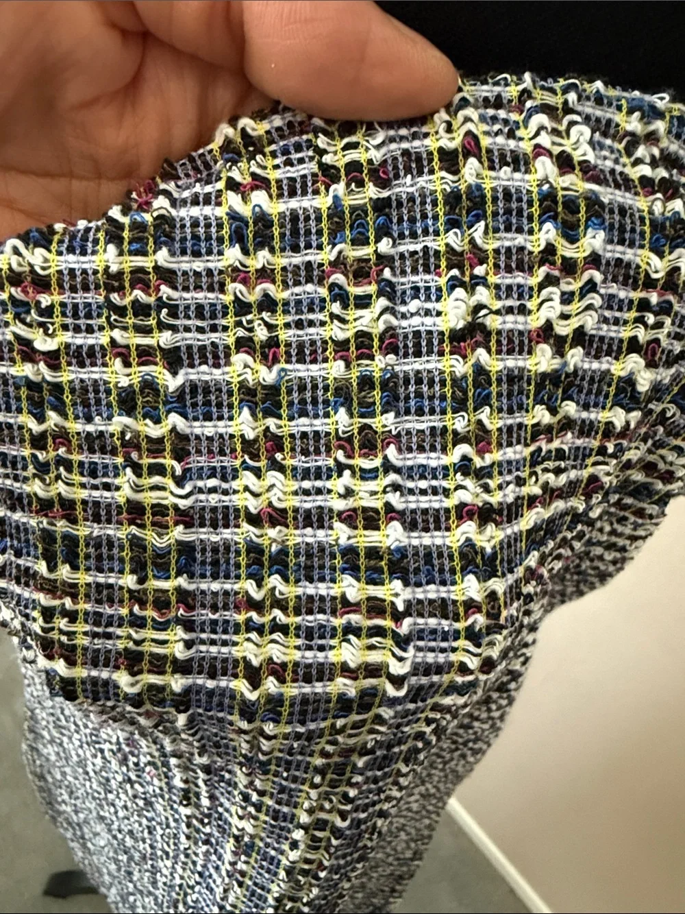 Free People Multi-Colored Tweed Mini Dress w/ Pockets | Sz L